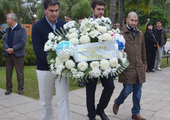 Capitanich participó del acto por el 205º aniversario de la República del Paraguay 1