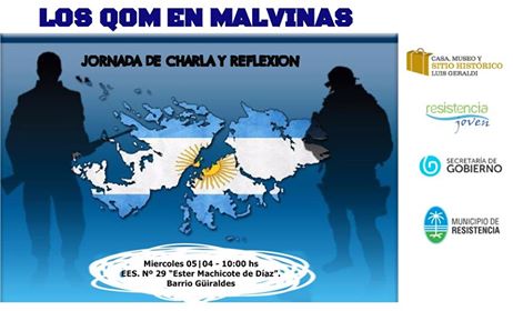 Este viernes, charla sobre “Los qom en Malvinas”