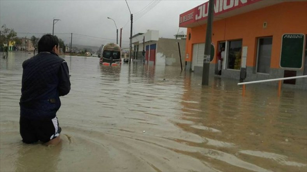 Las intensas lluvias agravaron la situación en Comodoro Rivadavia