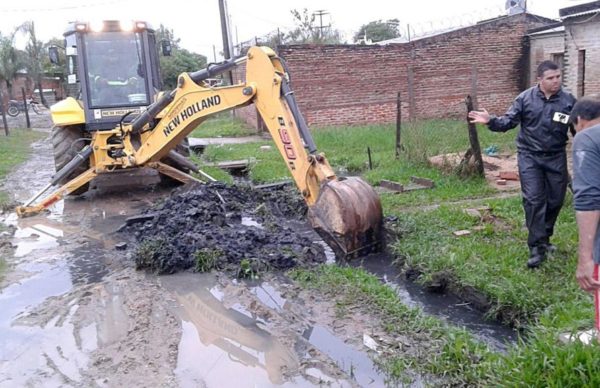 Lluvias: continúan los trabajos de desobstrucción de desagües y asistencia a las familias afectadas 1