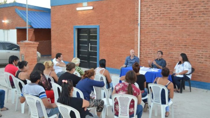 El Municipio coordinó agenda de trabajos en la Chacra 138 del Ex Campo de Tiro