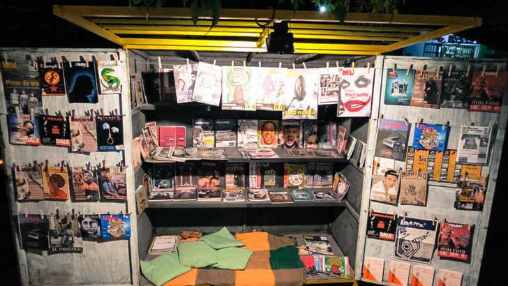 Tarde de lecturas colectivas en la apertura del Kiosco de Revistas Culturales del Cecual