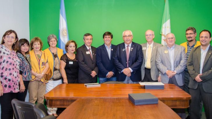 Gustavo Martínez destacó la labor de los leoninos durante los festejos de las bodas de oro de San Fernando