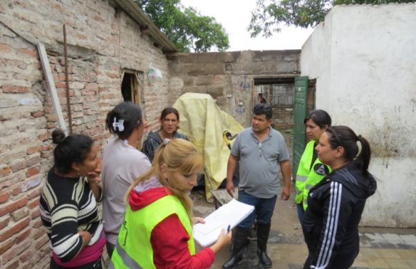 Funcionarios municipales recorrieron los sectores afectados por el temporal 3