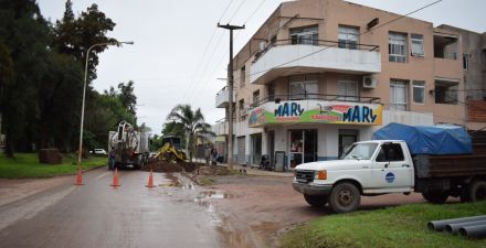 Sáenz Peña: Sameep avanza con la reposición de cañería cloacal en distintos barrios 1