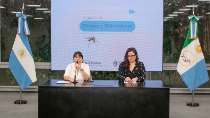 Carolina Centeno brindó la actualización epidemiológica de Dengue y Chikungunya