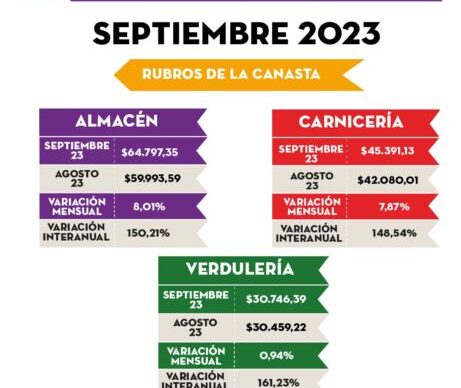 Según Isepci, en septiembre una familia necesitó $314.284,28 para cubrir sus gastos básicos 1