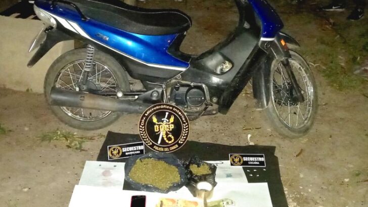 Quitilipi: ocultaba marihuana y cocaína en el baúl de su moto