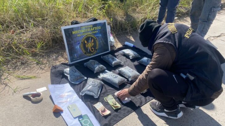 Barranqueras: interceptan a dos sujetos que transportaban 2 kilos 466 gramos de marihuana