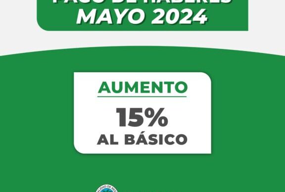 El Municipio pagará sueldo el 31 de Mayo y el 14 de junio aguinaldo