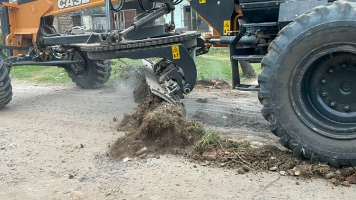 El municipio de Resistencia ejecuta tareas de perfilado