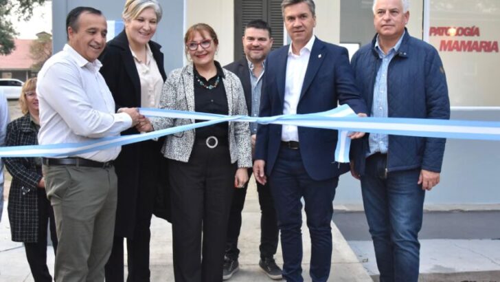 Zdero inauguró el nuevo servicio de patología mamaria