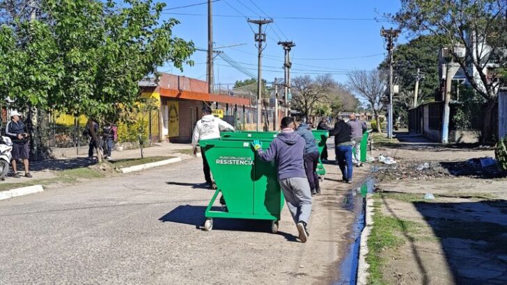 El Municipio de Resistencia instaló más de 35 contenedores de residuos