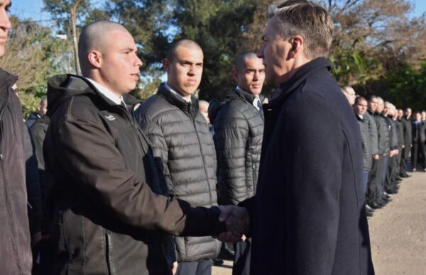 Leandro Zdero encabezó la apertura del 40° Curso de Formación para agentes de policía