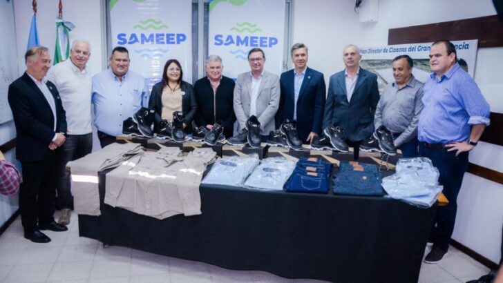 Sameep: Leandro Zdero entregó equipamiento e indumentaria