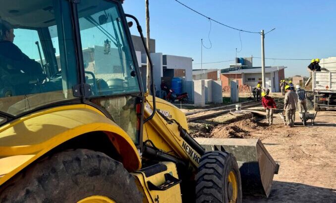 Tres Isletas: el Gobierno ejecuta obras de infraestructura