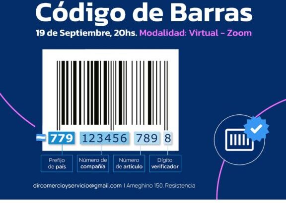 El Gobierno invita a empresas chaqueñas a participar de la Capacitación Introductoria para la Obtención del Código de Barras