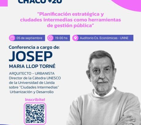 El Gobierno y la UNNE auspician la conferencia magistral de José María Llop