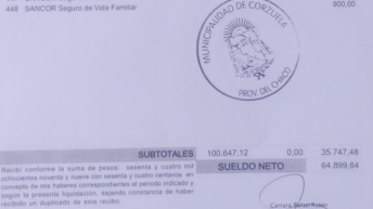 En Chaco hay municipales que, con 16 años de antigüedad, cobran poco más de 50 mil pesos de básico